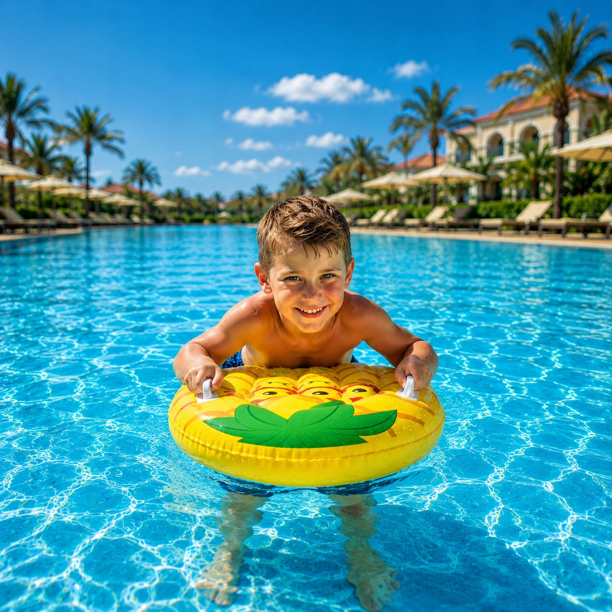MATTRESS INFLATABLE SWIMMING BOARD FOR CHILDREN ADULT KIWI WATER WHEEL Color multicolor