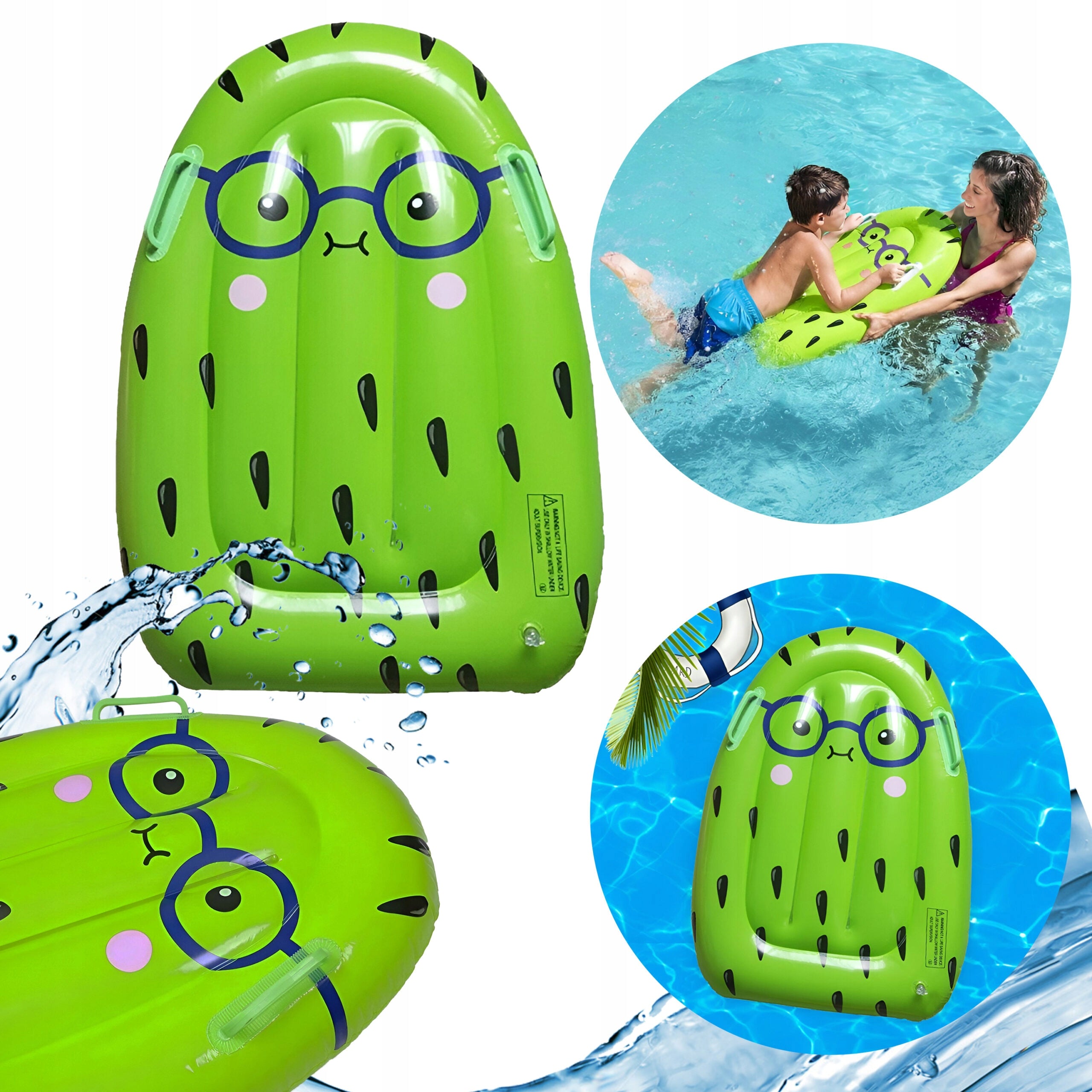 MATTRESS INFLATABLE SWIMMING BOARD FOR CHILDREN ADULT KIWI WATER WHEEL Product width 56 cm