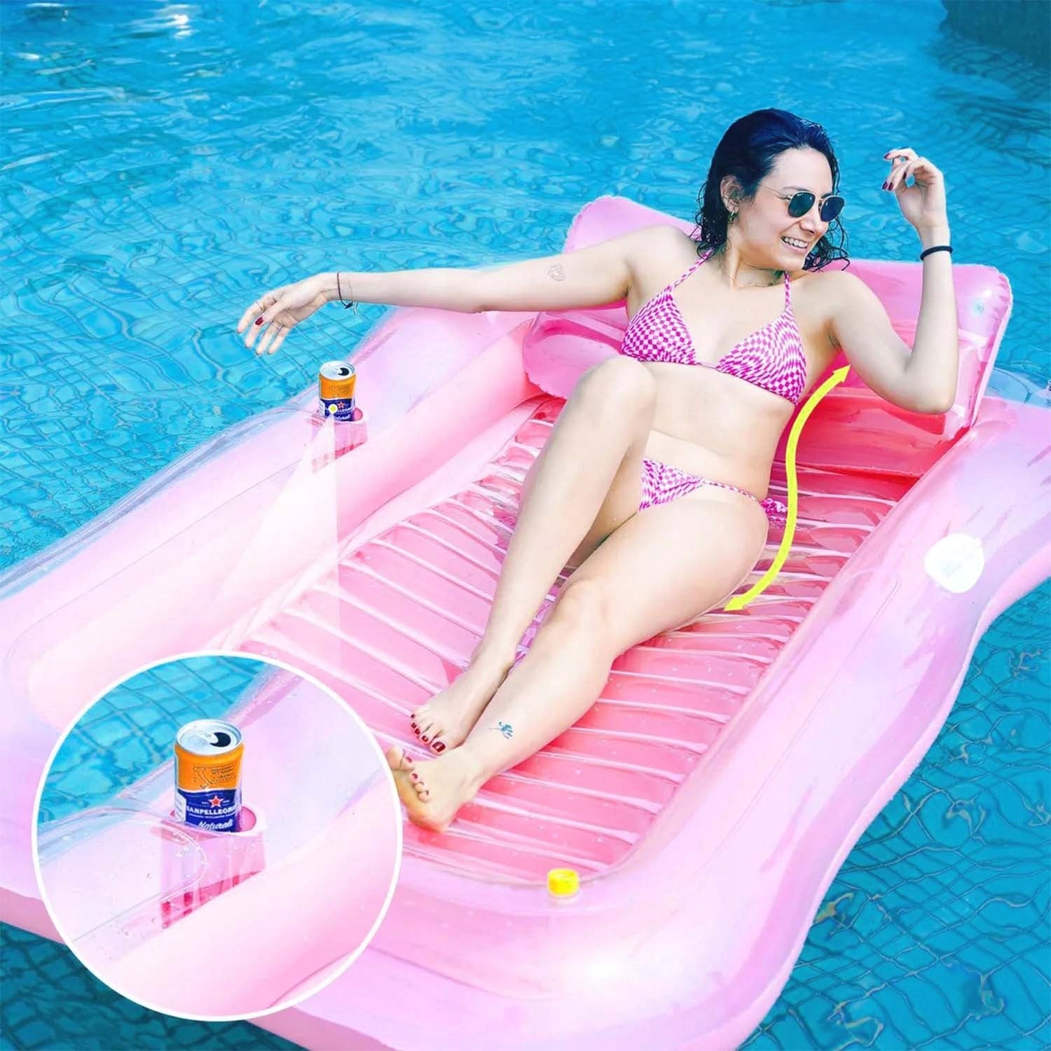 MATTRESS INFLATABLE TWO PEOPLE FOR POOL WATER BEACH CHAIR HAMMOCK HEADREST Brand no brand