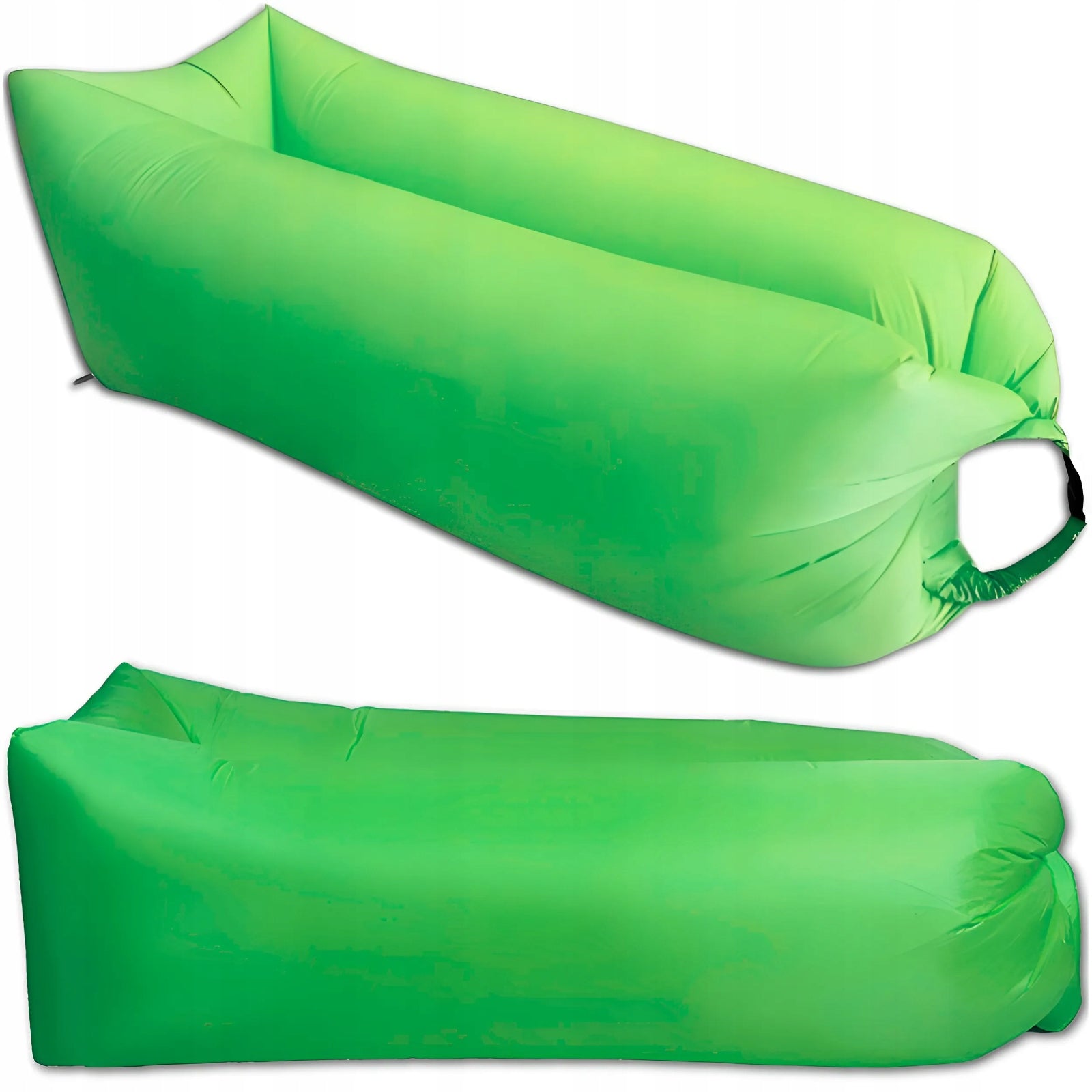 MATTRESS LOUNGER INFLATABLE SOFA BED LAZY BAG AIR FOR BEACHES ARMCHAIR XXL Manufacturer code LAZY BAG MATERAC NA PLAŻE ZIELONY MEMFLOW