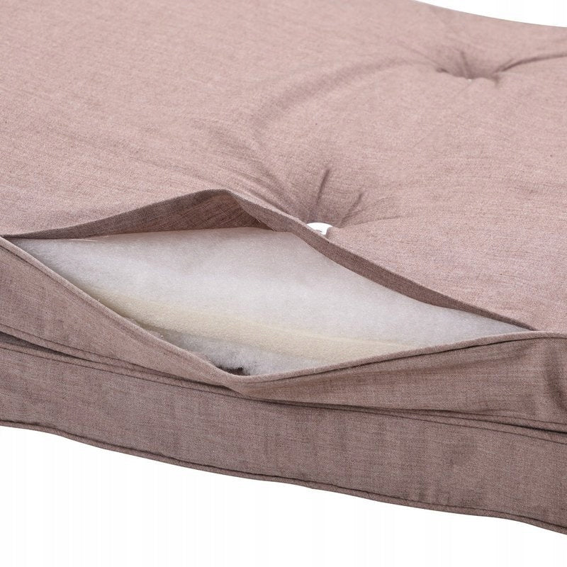 MATTRESS PILLOW FOR SUN LOUNGER 186x42x5 CREAM Product weight with unit packaging 2 kg
