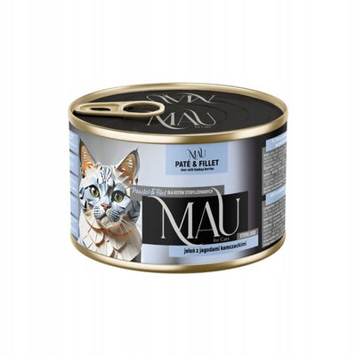 MAU Wet Cat Food for Sterilized Deer with Berries 185 g