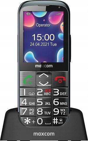 MAXCOM COMFORT MM724 L MOBILE PHONE FOR SENIORS Charger included no