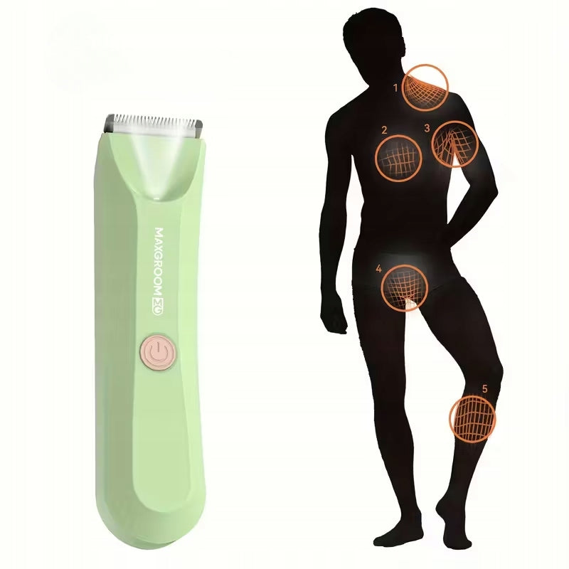 MAXGROOM RECHARGEABLE BODY HAIR TRIMMER USB for Men and Women Manufacturer code 5900354415800