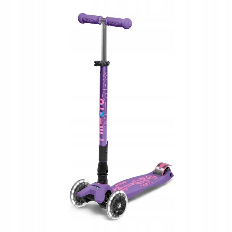 MAXI SCOOTER MICRO DELUXE LED PURPLE FOLDABLE MMD100 Brand Micro