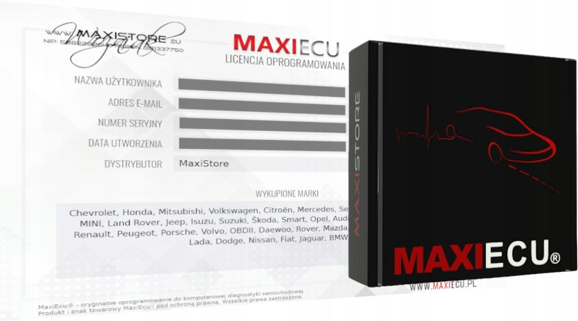 MAXIECU EXPERT (to choose) - OFFICIAL DISTRIBUTION Manufacturer code OFICJALNA DYSTRYBUCJA (753)