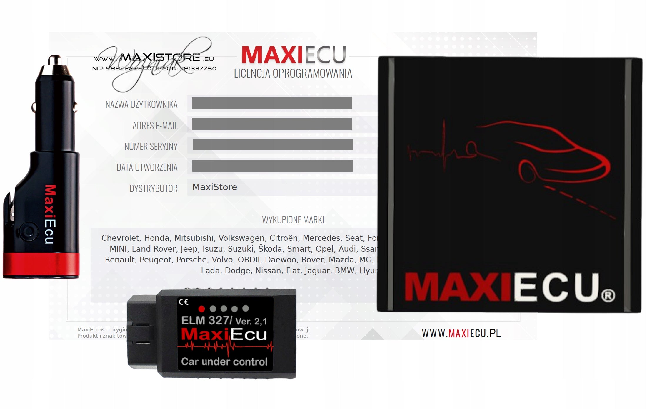 MAXIECU FULL - OFFICIAL MAXISTORE DISTRIBUTION Manufacturer code 4GEN_BTM-fulled