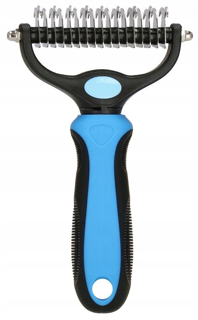 MAXPOWER PLANET CAT DOG BRUSH FOR HAIR UNDERCOAT DOUBLE-SIDED