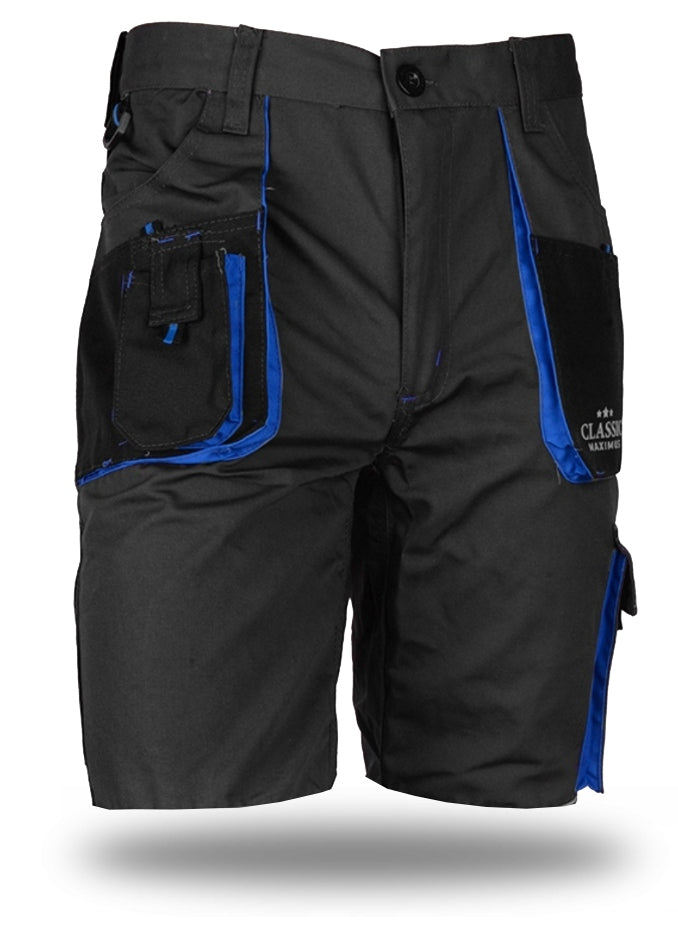 MAXPRO Men's Work Pants Mechanic REINFORCED SHORTS Color black