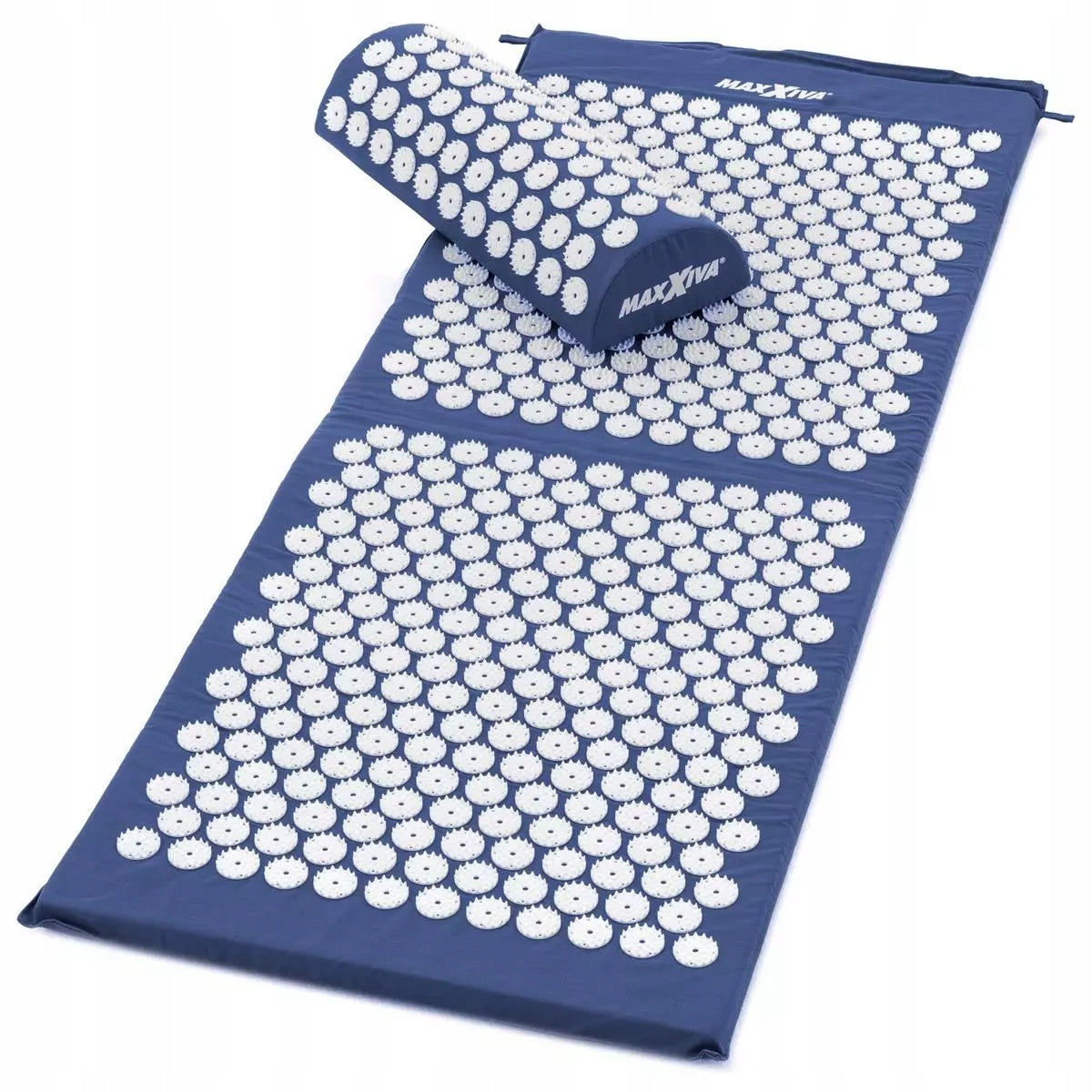 MAXXIVA BLUE ACUPRESSURE MAT 130x50 CM WITH SPIKES FOR BACK PAIN