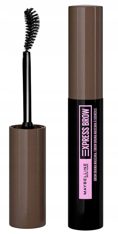 Augenbrauen-Mascara Maybelline Brow Drama 7,6 ml, Dunkelbraun 