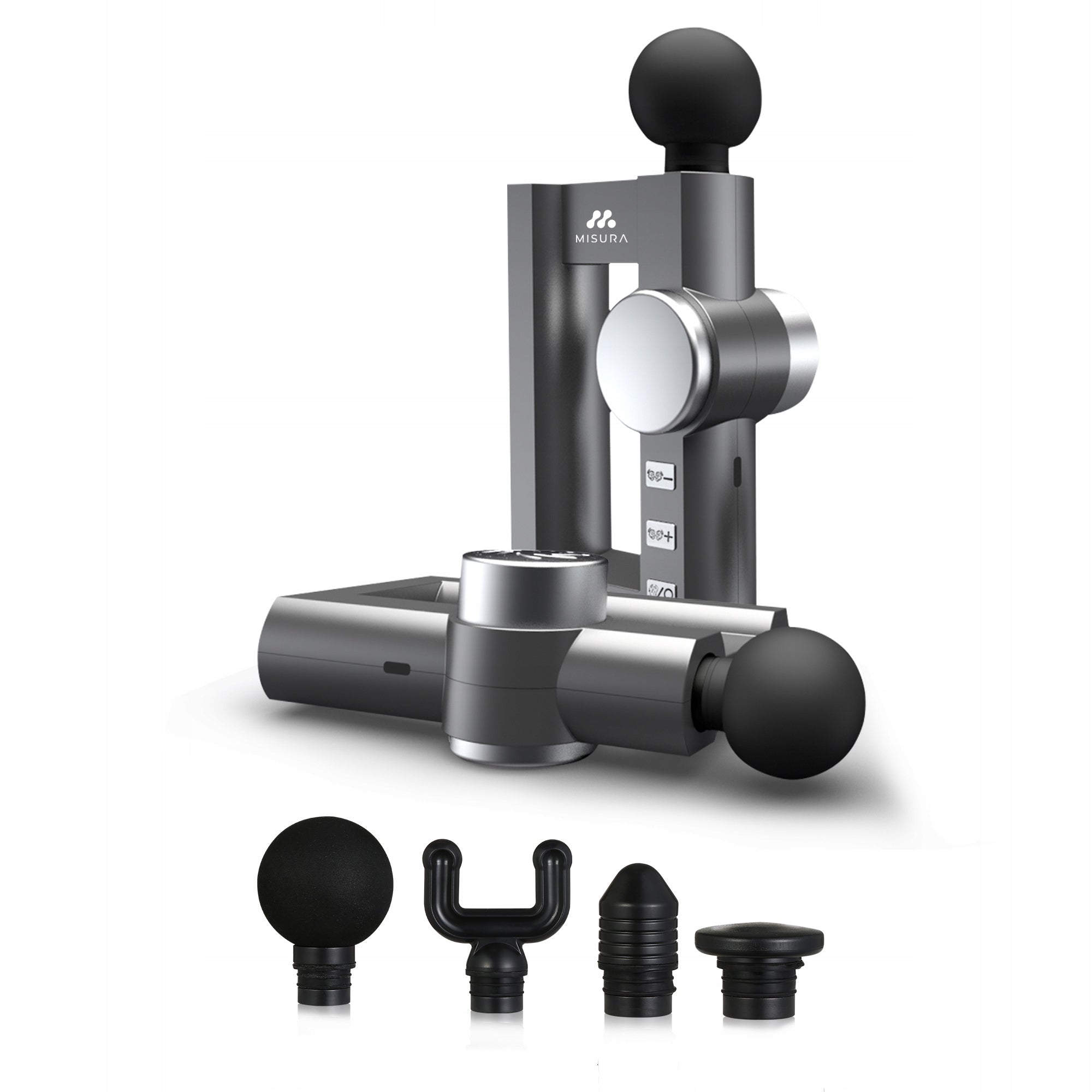 MB2 massage gun with heating function - GRAPHITE