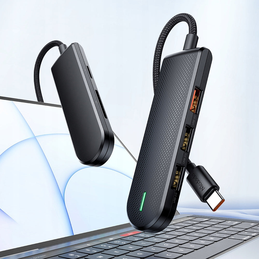 MCDODO ADAPTER HUB USB-C SPLITTER 3X USB SD/TF Manufacturer Mcdodo