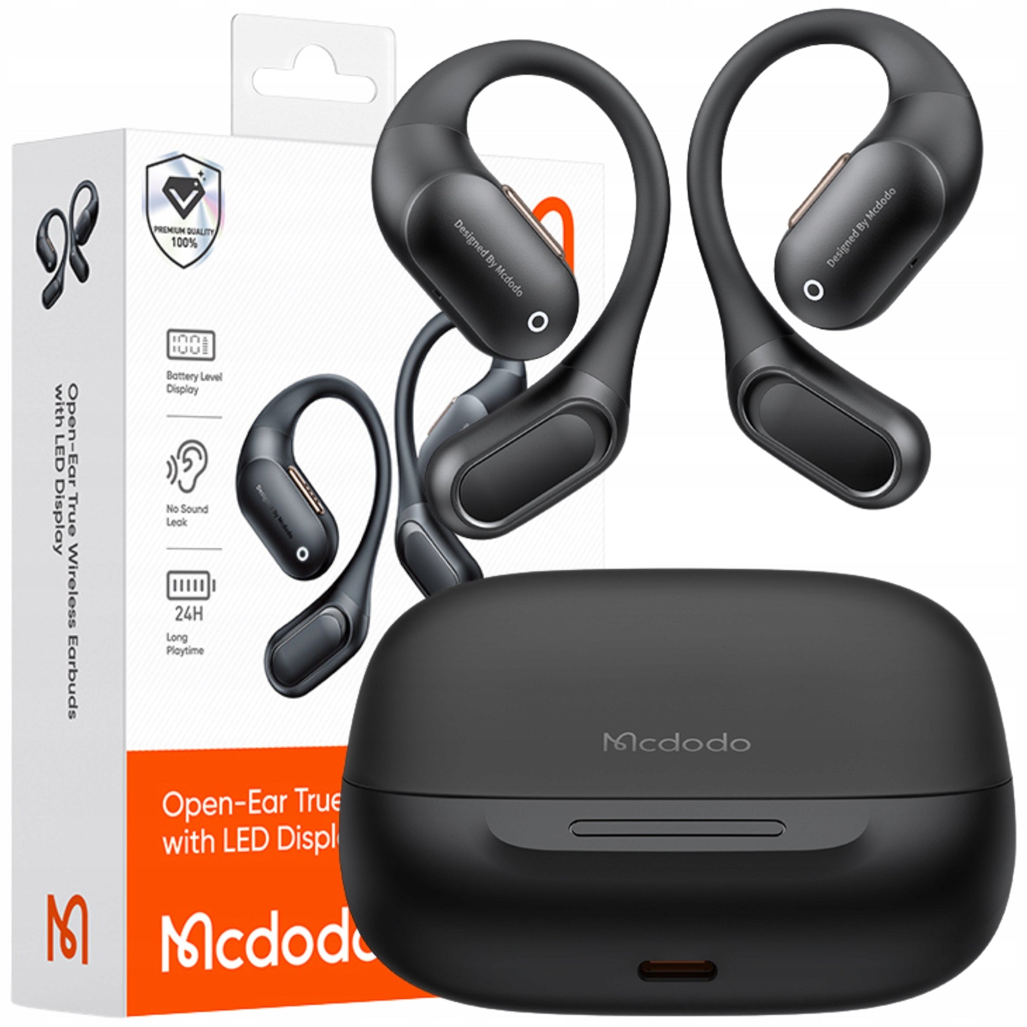 MCDODO BLUETOOTH 5.4 WIRELESS ON-EAR HEADPHONES WITH MICROPHONE
