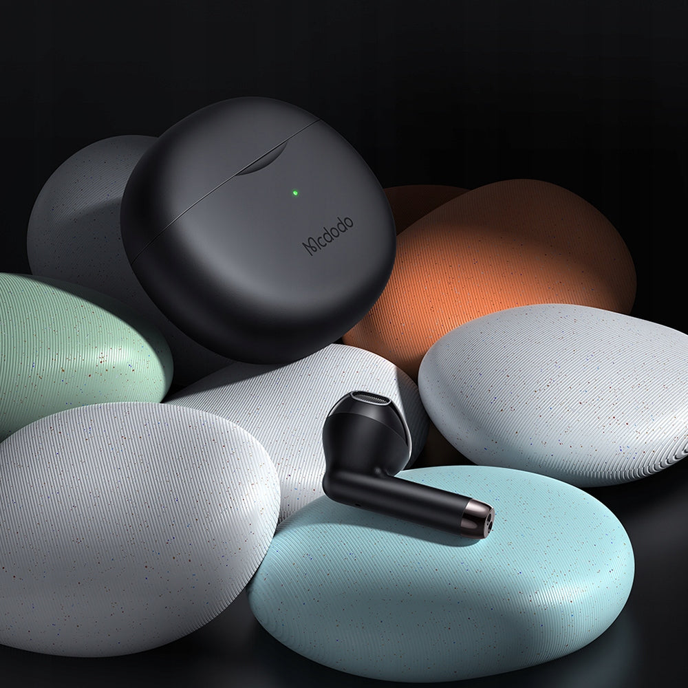MCDODO BLUETOOTH 5 WIRELESS EARBUDS WITH MICROPHONE CASE BLACK Brand McDodo