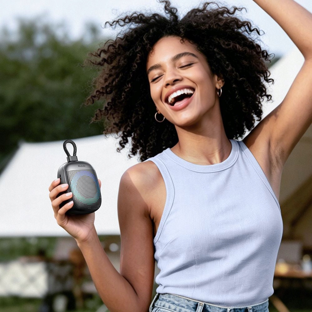 MCDODO BLUETOOTH SPEAKER PORTABLE WIRELESS WATERPROOF USB-C BLACK Packaging status original