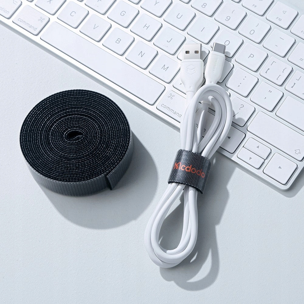 MCDODO CABLE ORGANIZER VELCRO TAPE BAND MAGIC TAPE 3M Packaging status original