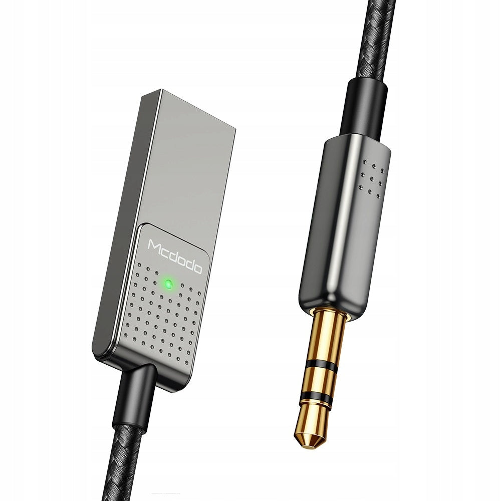 MCDODO TRANSMITTER ADAPTER BLUETOOTH 5.1 AUX AUDIO RECEIVER FOR CAR