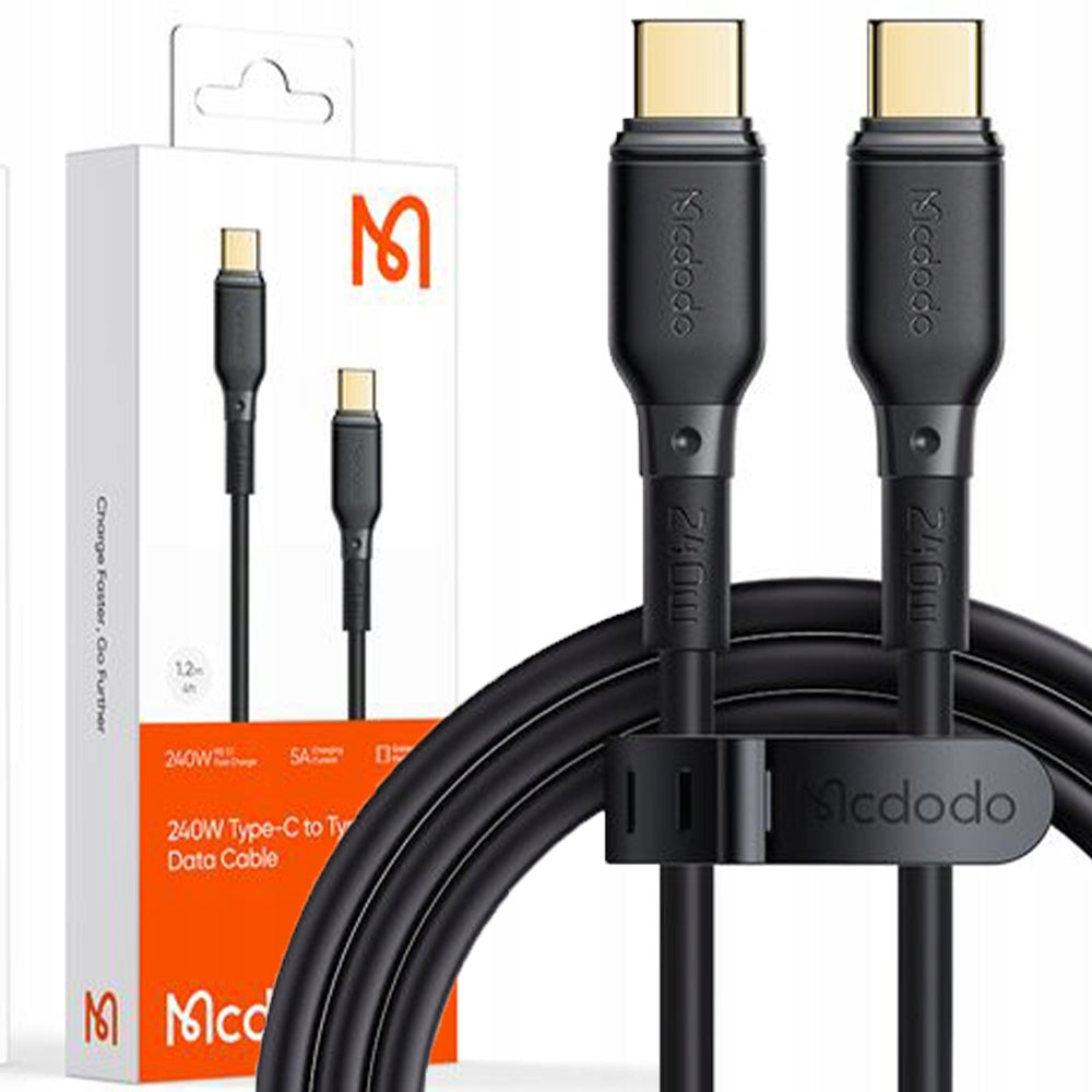 MCDODO USB-C CABLE FAST CHARGING FOR USB PHONES TYPE C 5A 240W 2M