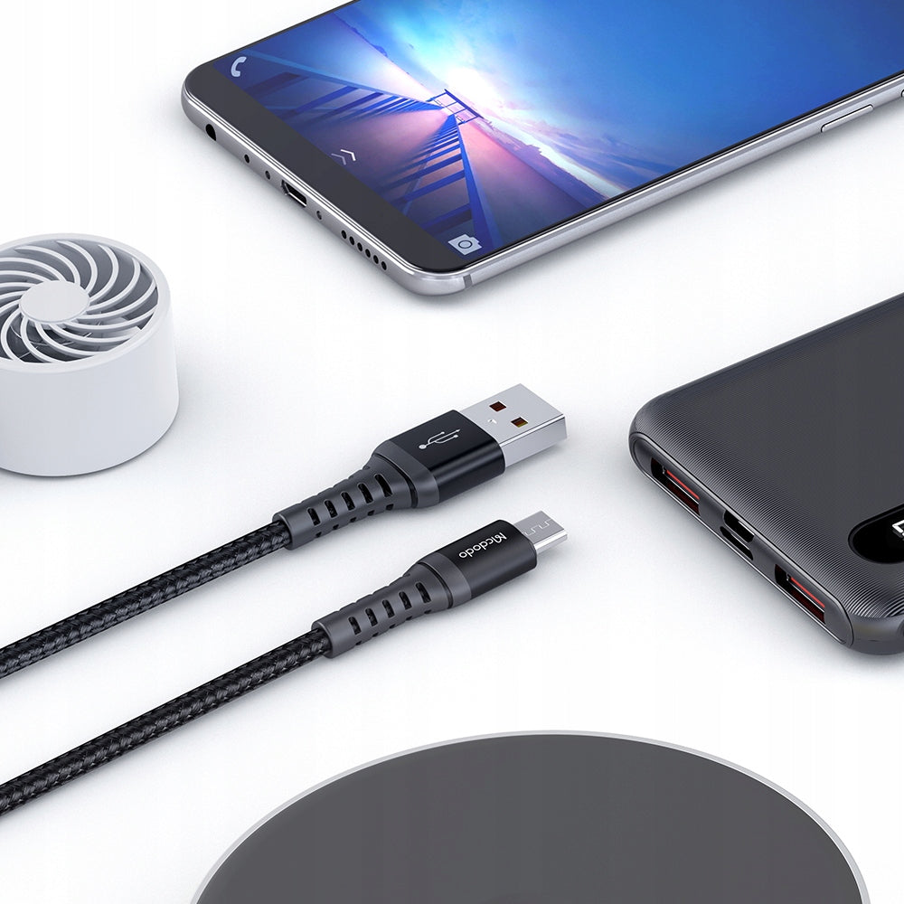 MCDODO USB MICRO USB CABLE FAST CHARGING QUICK CHARGE CABLE 4.0 3A 1M Manufacturer code CA-2281