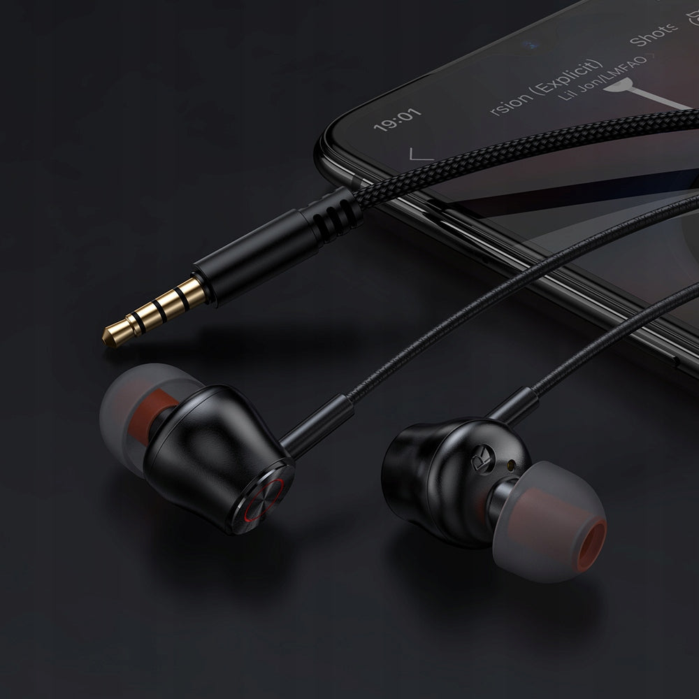 MCDODO WIRED IN-EAR HEADPHONES FOR PHONE WITH MICROPHONE MINI JACK Packaging status original