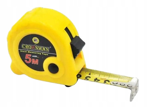 MEASURE RETRACTABLE STEEL LOCK TAPE 5M x19MM WITH CLIP REPAIR Kind measuring tape