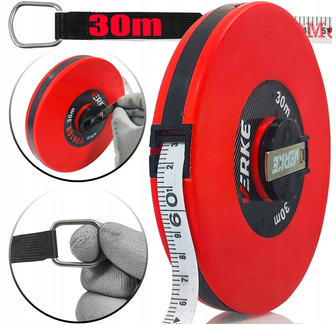 MEASURE TAPE MEASURE METER ROLLED MEASURING CUP TAPE MEASURE FOR CRANK 30M
