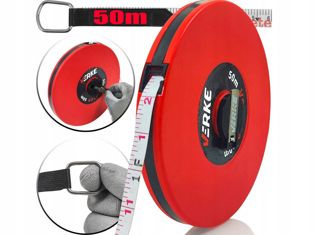 MEASURE TAPE MEASURE METER ROLLED MEASURING CUP TAPE MEASURE FOR CRANK 50M