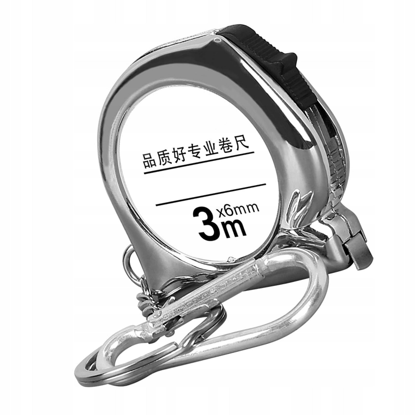 MEASURING TAPE WITH LOCKING TAPE 3m MEASURING TAPE + KEY RING Batteries included no
