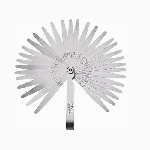 MEASURING VALVE THICKNESS PRECISION 32 BLADES 0 03 1 MM TOOL STEEL