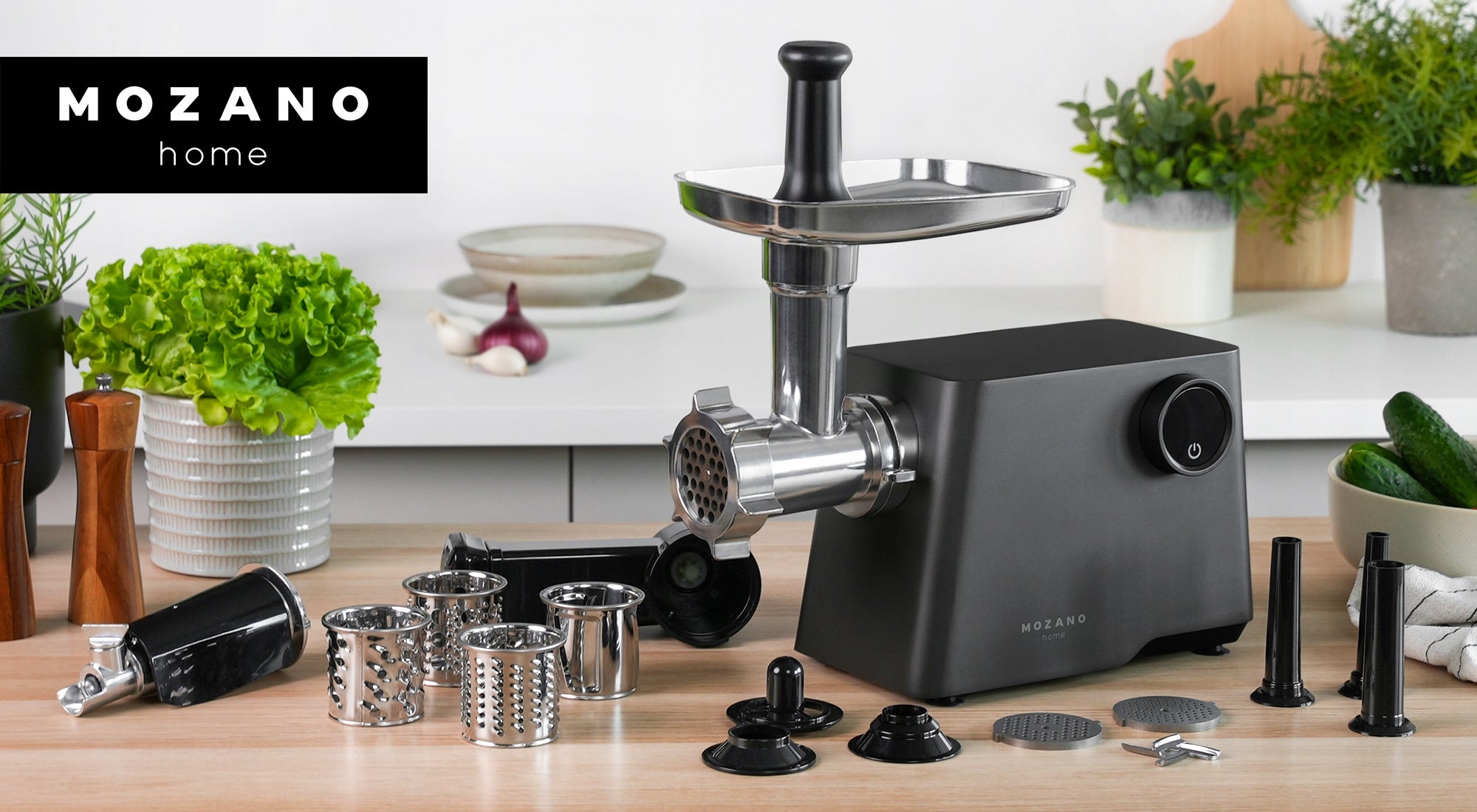 MEAT GRINDER 6in1 METAL SHREDDER 31 ELEMENTS TITANCHEF 3000 Manufacturer code AGD/MAS/02#SZA