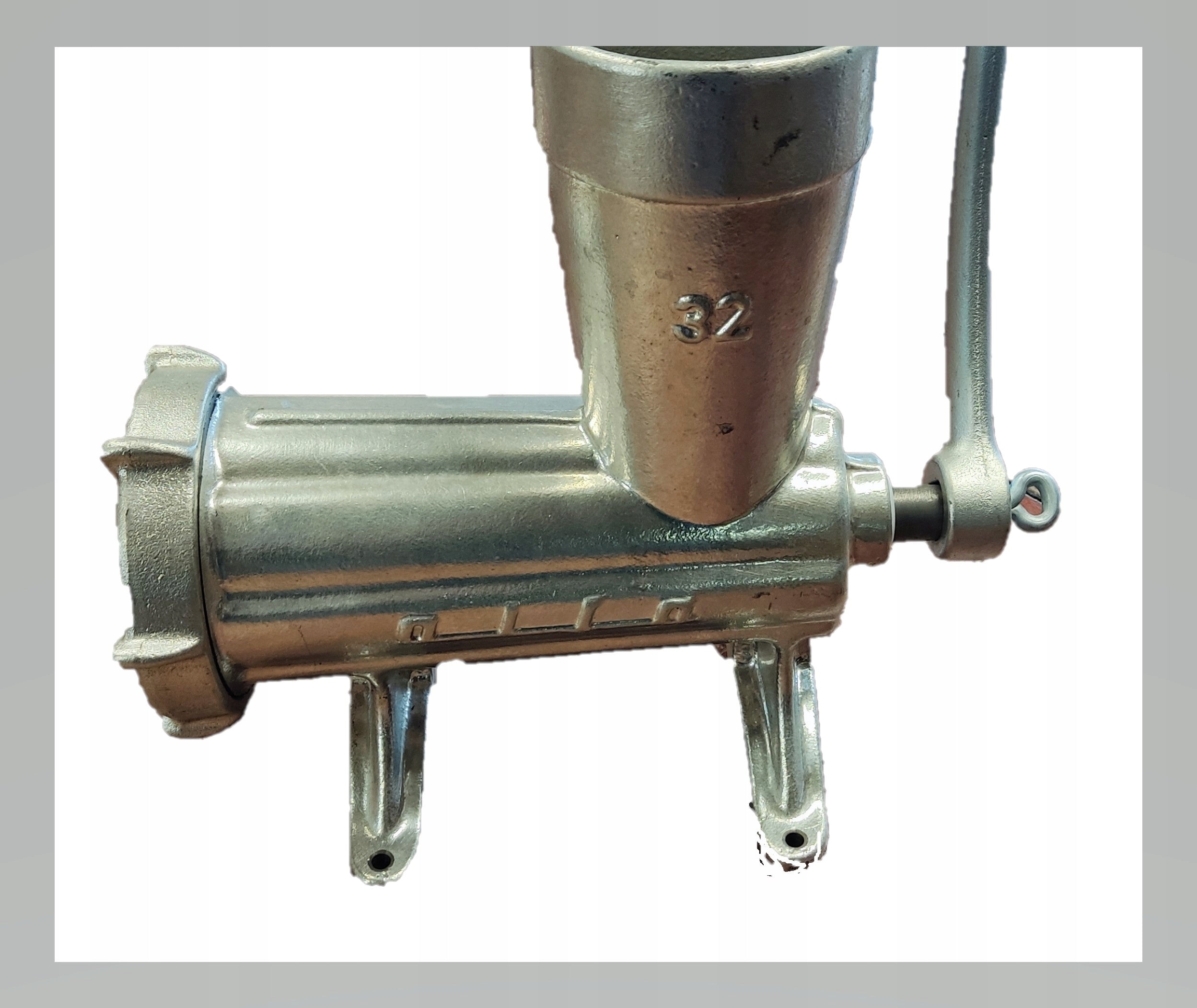 MEAT GRINDER ALFA 32 WITH HIGH THROAT ORIGINAL POLAND EAN (GTIN) 5906329690470