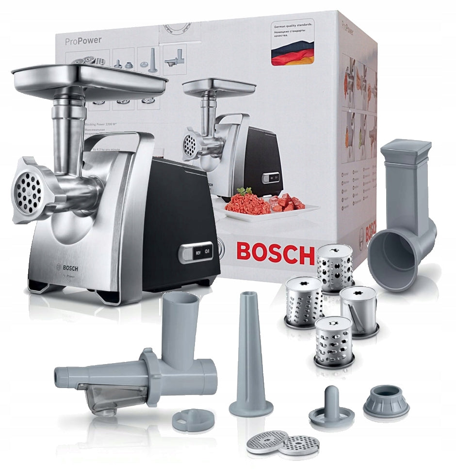 MEAT GRINDER BOSCH PROPOWER MFW68660 20 FUNCTION 800 IN INOX