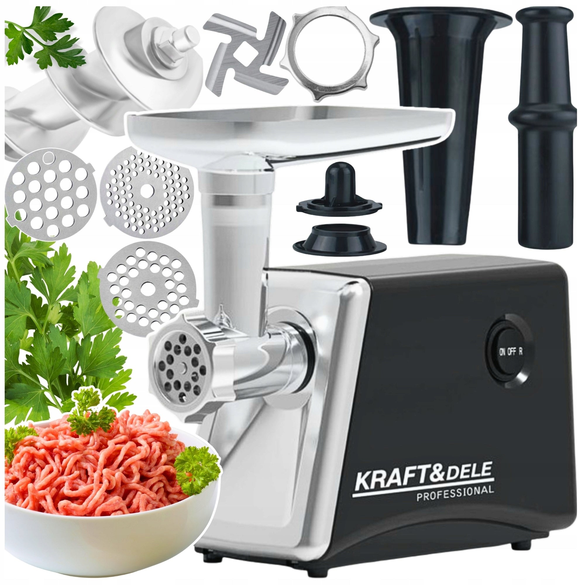 MEAT GRINDER ELECTRIC MACHINE SET STRONG 13in1 2000W