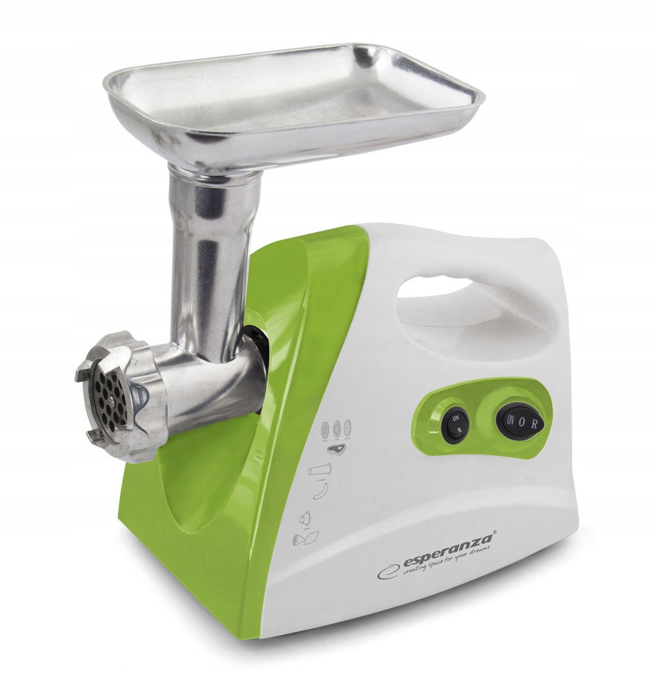 MEAT GRINDER ELECTRIC METAL 3 SIEVES STRONG 600W GREEN Power rating 0 W