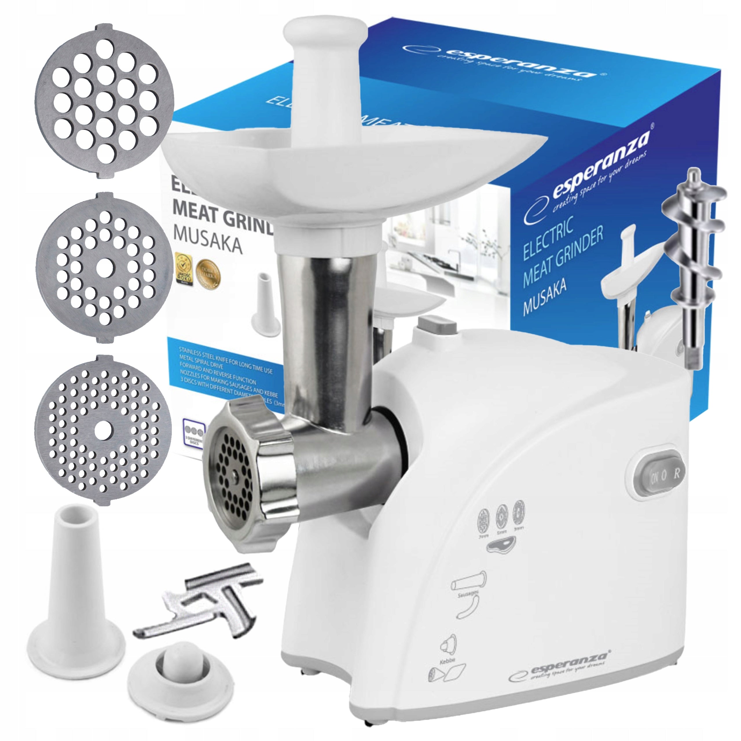 MEAT GRINDER ELECTRIC SAUSAGE MAKING MACHINE 2200W