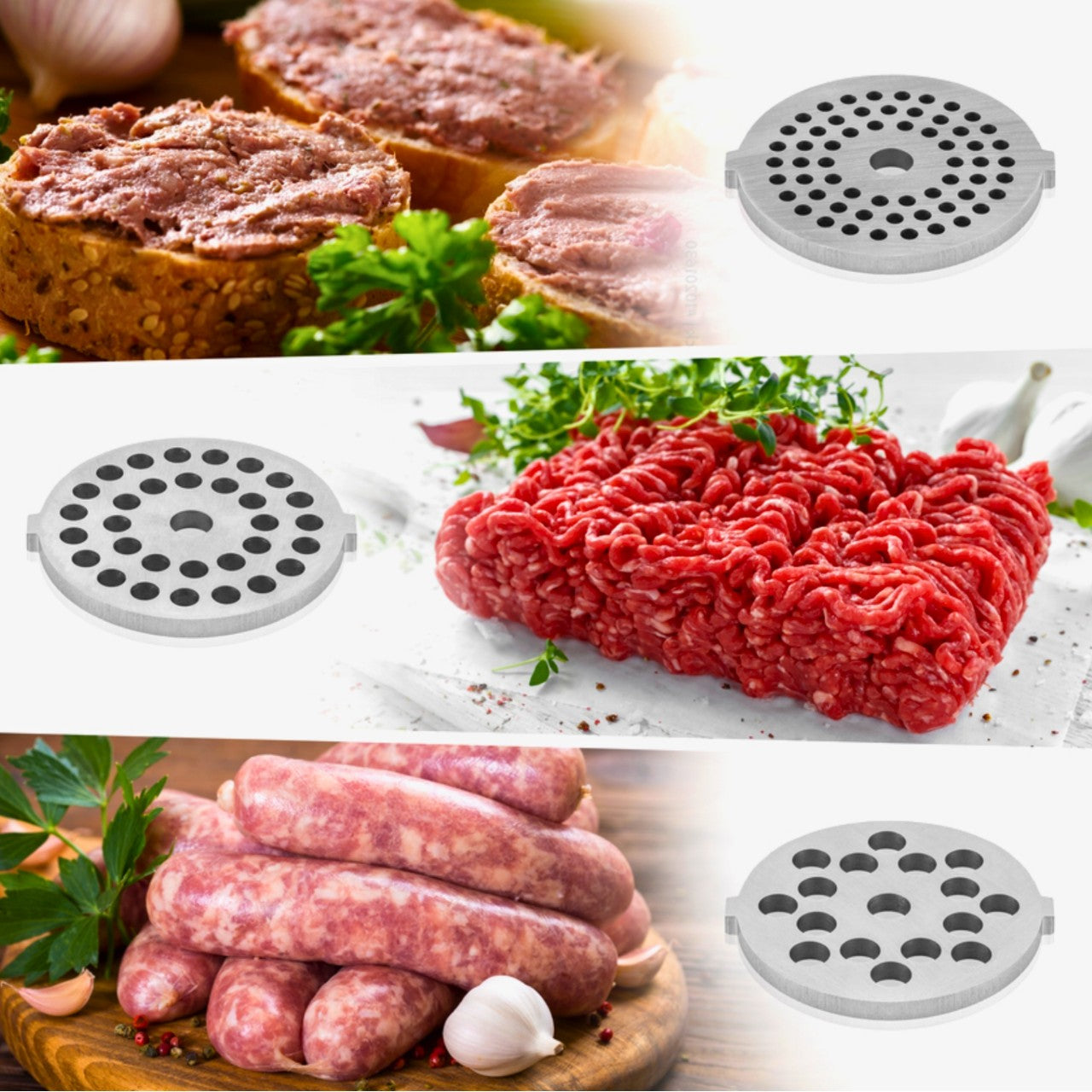 MEAT GRINDER ELECTRIC SET WITH SHREDDER 17in1 2000W Manufacturer code ELEKTRYCZNA MASZYNKA DO MIELENIA MIĘSA ZESTAW