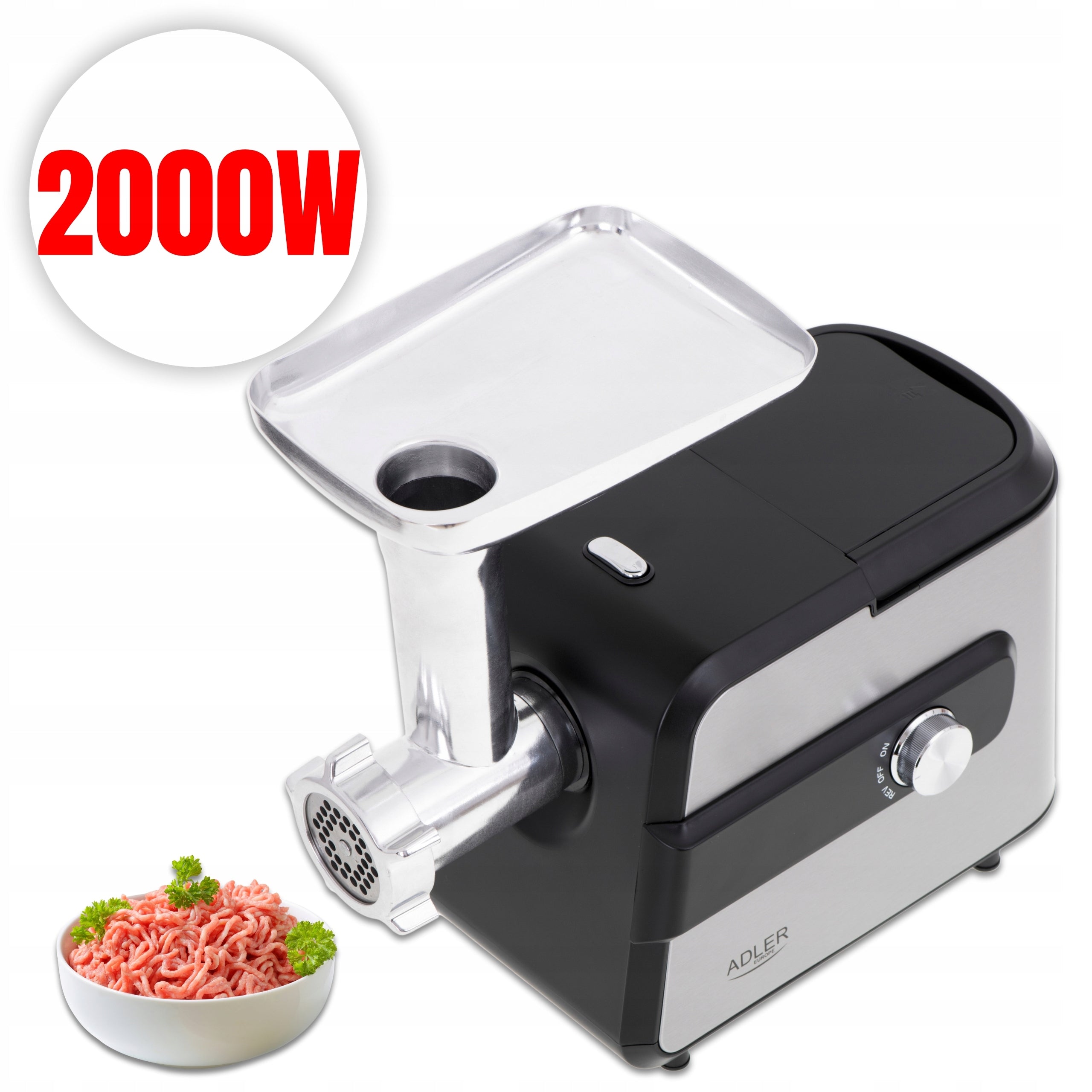 MEAT GRINDER ELECTRIC SET WITH SHREDDER 17in1 2000W Packaging status original