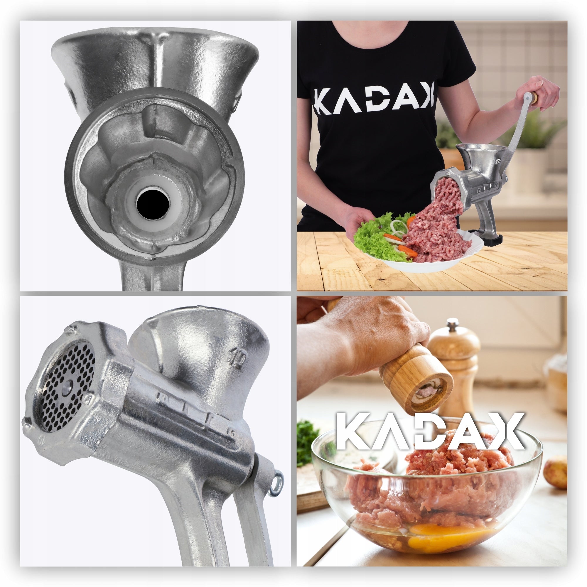 MEAT GRINDER HAND CAST IRON 10 GRINDER ALFA Poland ORIGINAL Power rating 0 W