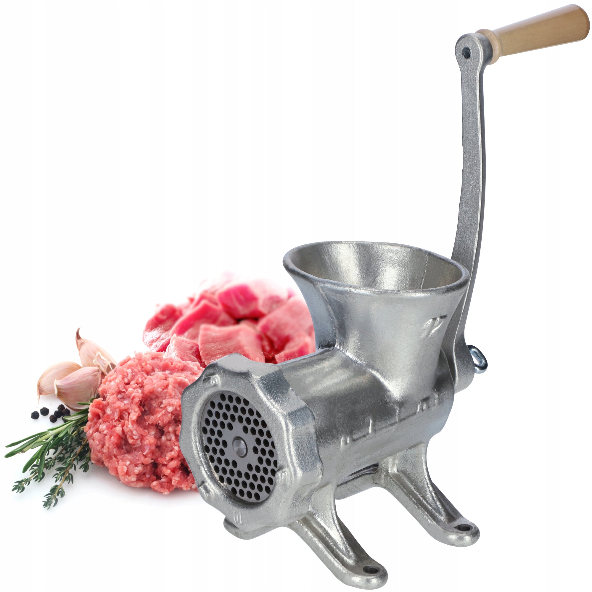 MEAT GRINDER HAND CAST IRON 12 GRINDER ALFA Poland ORIGINAL