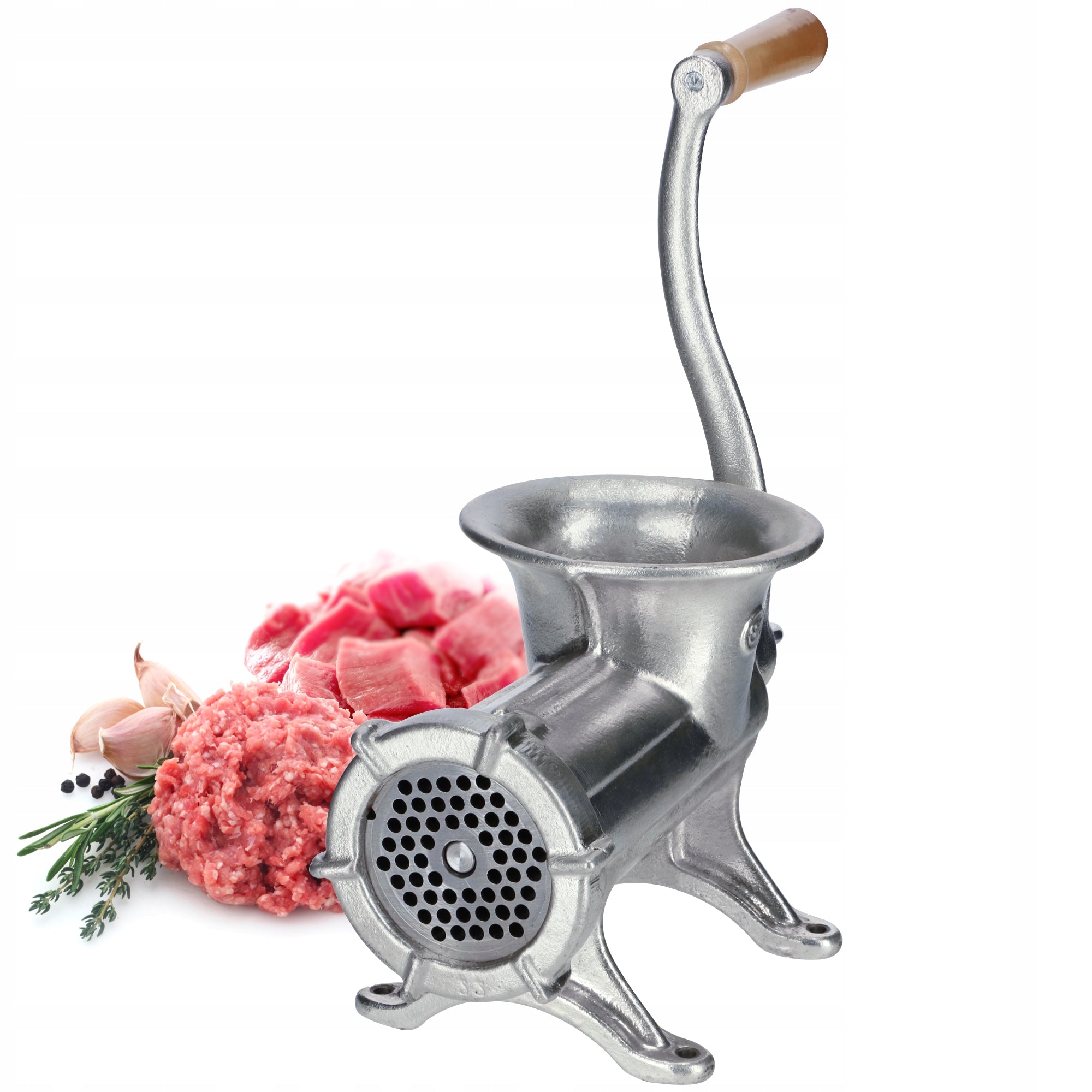 MEAT GRINDER HAND CAST IRON 22 GRINDER ALFA Poland ORIGINAL