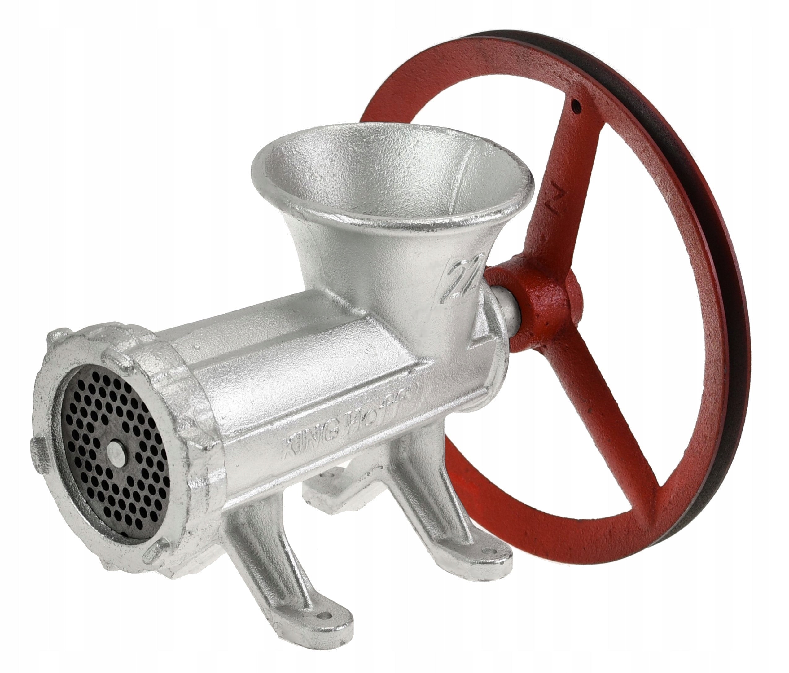 MEAT GRINDER No. 22 Funnel Wheel Stuffer 4 sieves Manufacturer code KH-1430