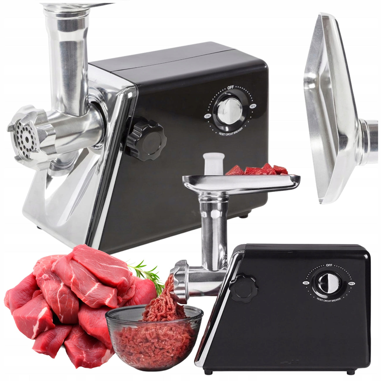 MEAT GRINDER ROYALTY LINE RL-MG5 BLACK 500 W