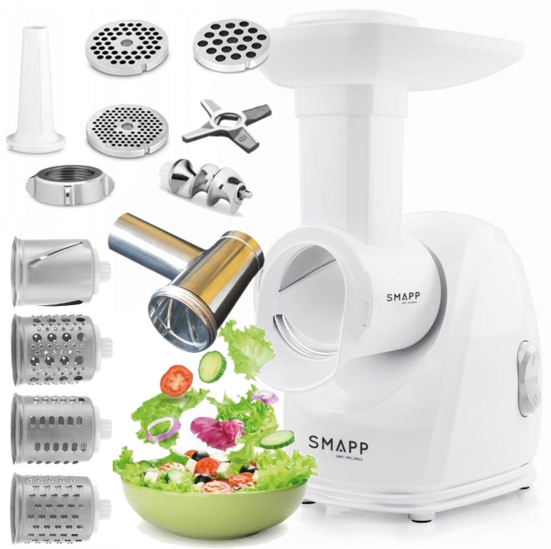 MEAT GRINDER SMAPP 489.81 2000W +SLICER 4 DRUMS POLISH PRODUCT