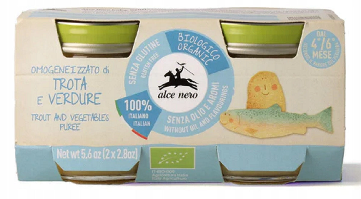 MEAT TROUT WITH VEGETABLES GLUTEN-FREE FROM 4 MONTHS BIO (2 x [COLLECTIVE x2]
