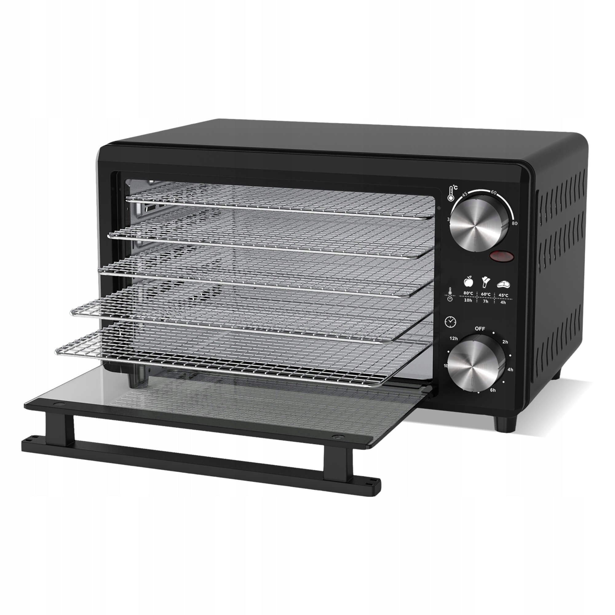 MEAT VEGETABLE FRUIT MUSHROOM DEHYDRATOR DRYER 14L 350W 30-80°C 5 SIT Manufacturer code TT-FD14
