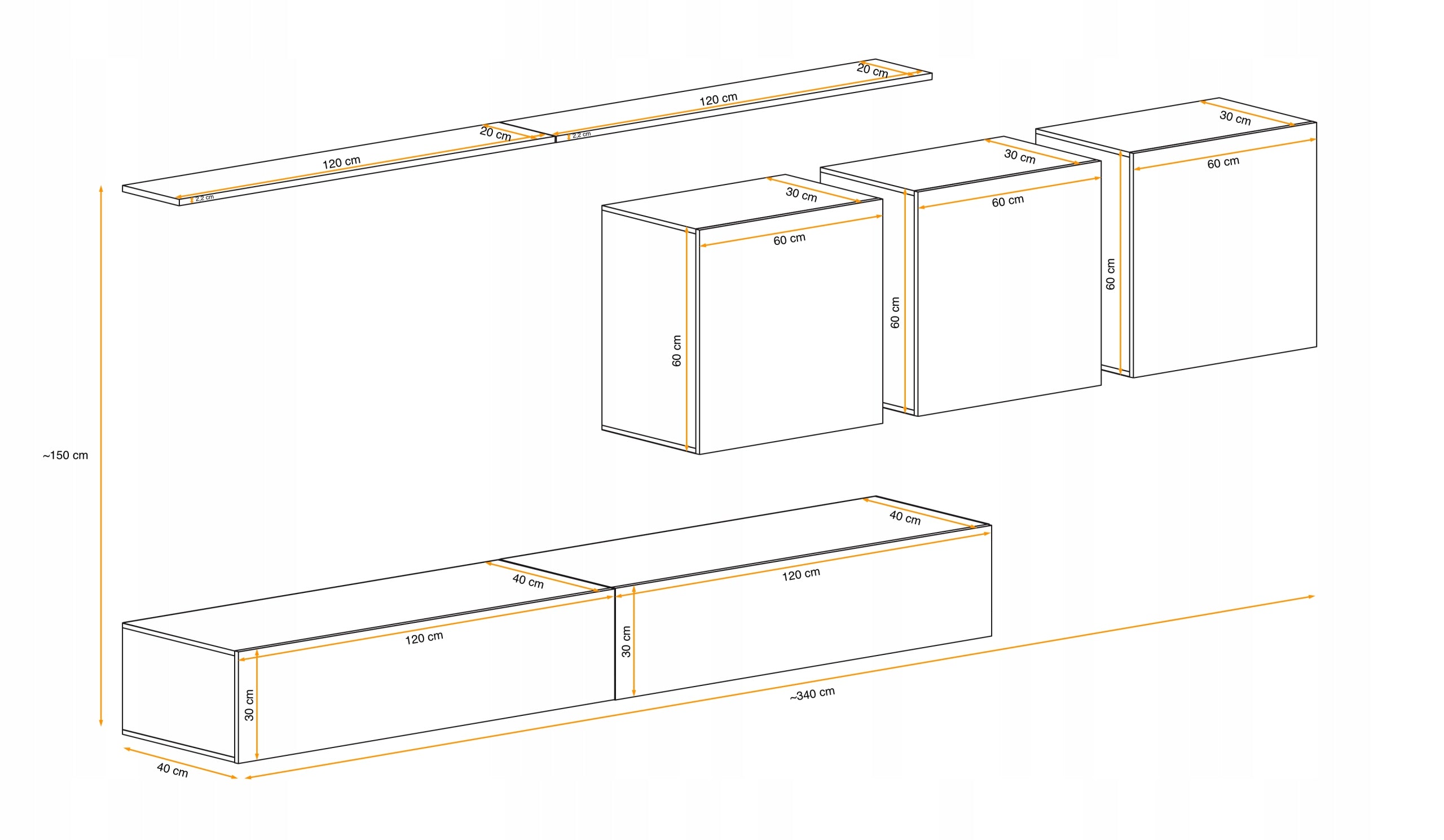 Section Switch VII, schwarz/weiß 