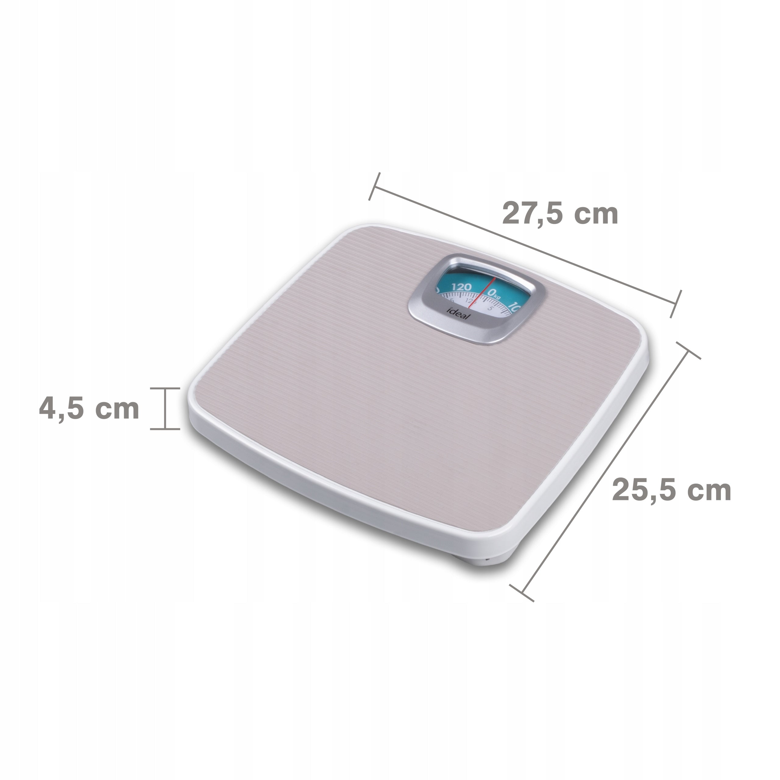 MECHANICAL BATHROOM SCALE CLASSIC ANALOGUE UP TO 130KG IZ9202 Brand IDEAL