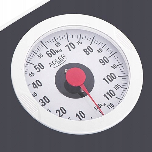 MECHANICAL BATHROOM SCALE UP TO 120KG NON-SLIP ADLER Model 606206161