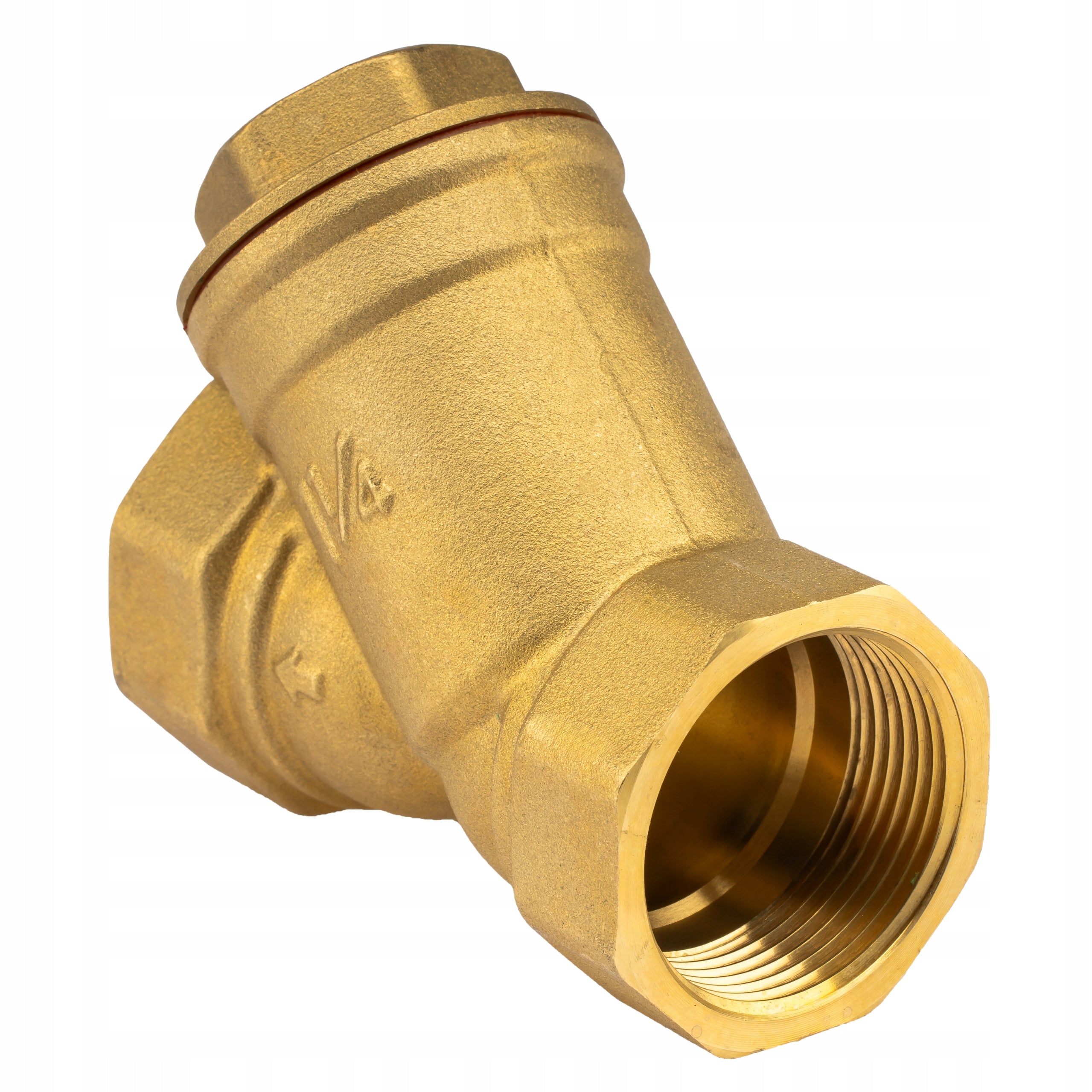 MECHANICAL FILTER FOR WATER ANGLED 5/4'' DN32 INTERNAL THREAD BRASS STRONG Packaging status original